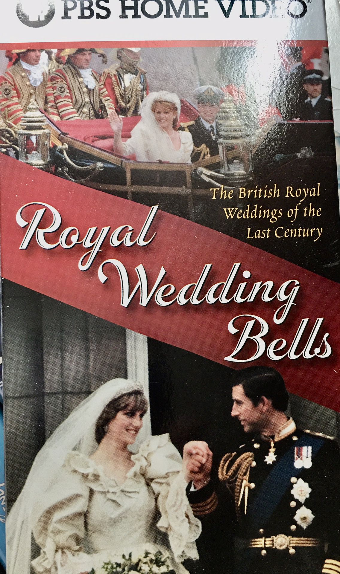 VHS tape on British Royal Weddings..for the Royals Collector