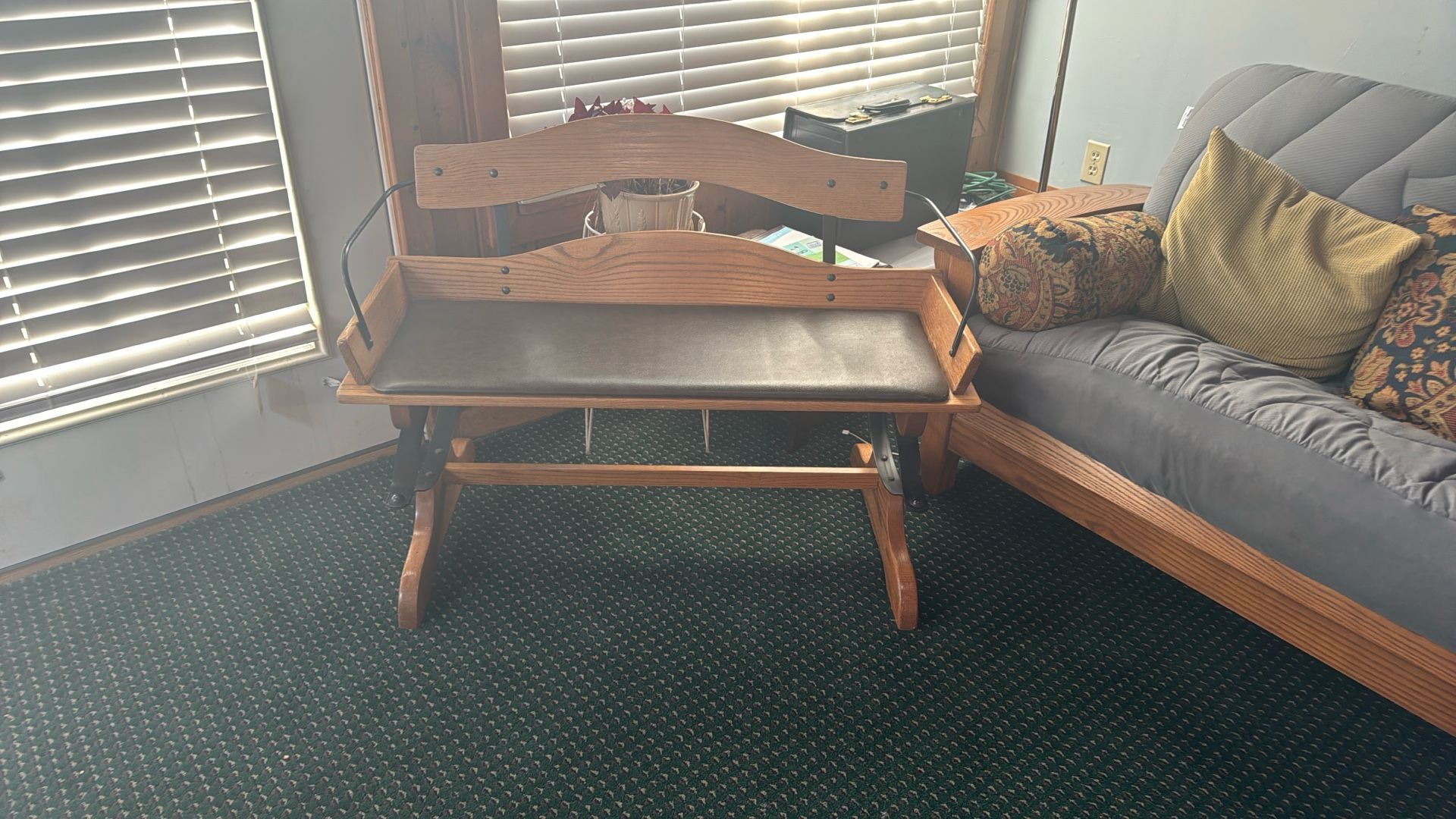 🎃Western-style buckboard wagon/cart/bench seat. in Time For Hay Rides!🎃