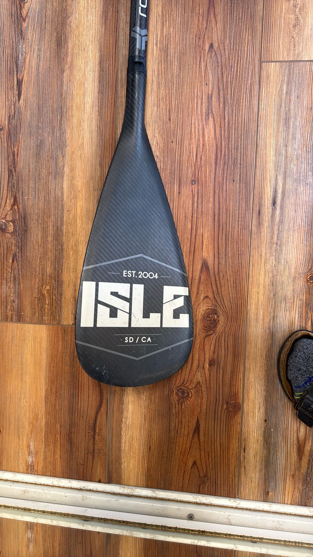 Isle SUP Adjustable Up To 84” Full Carbon Paddle, Stand Up Paddleboard Paddle