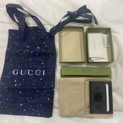 Brand New Gucci Card Holder Wallet 
