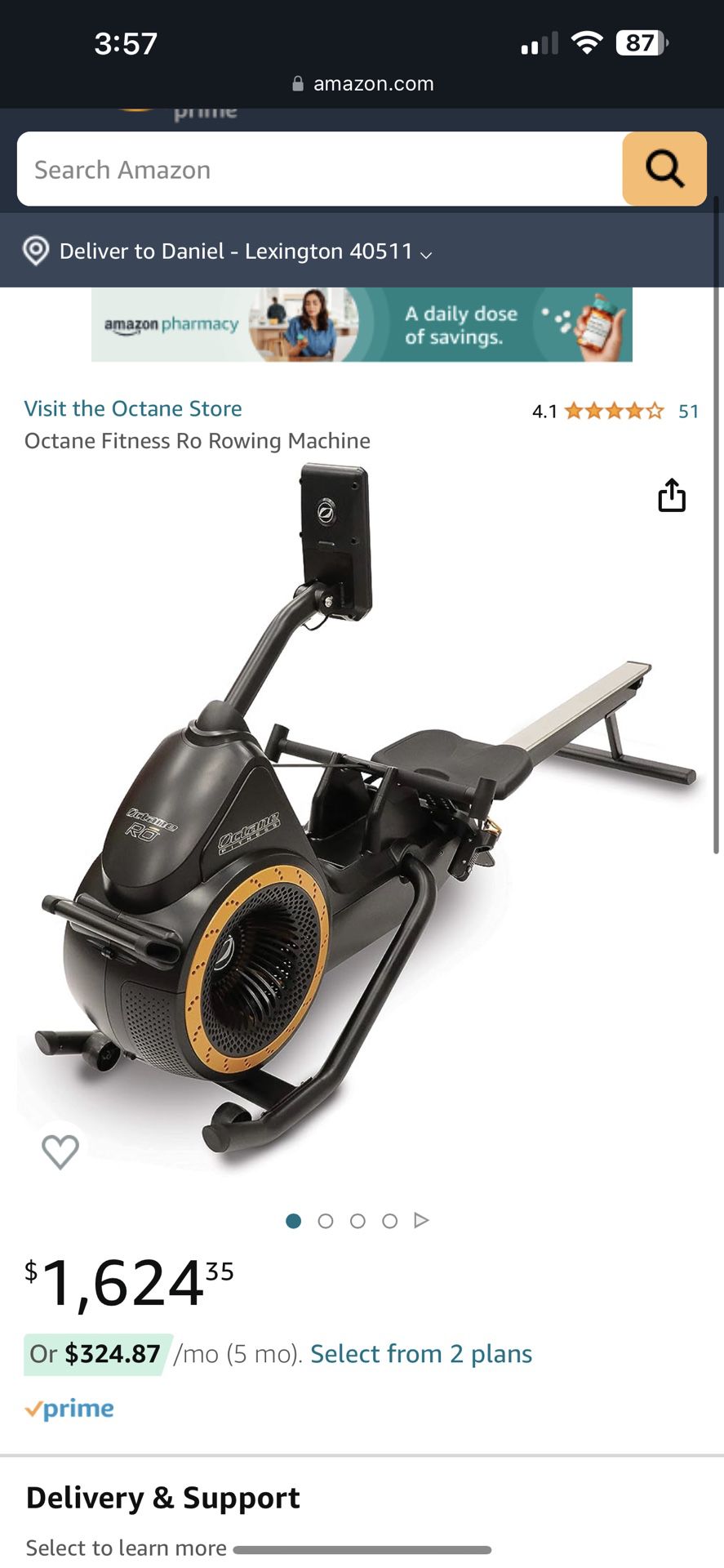 Octane Fitness Ro Rowing Machine