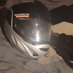 3 Motorcycle Helmets 