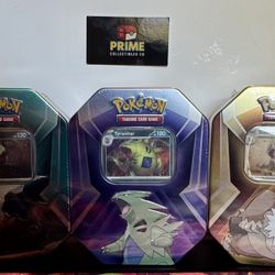 Pokemon- Triple Whammy Tins