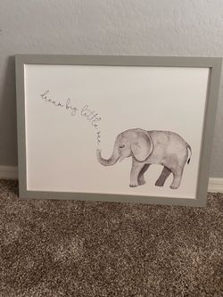 Elephant nursery frame