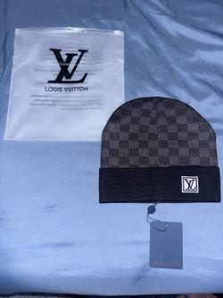 Louie Vuitton Grey Beanie (price negotiable)