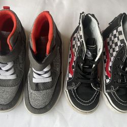 Kids  shoes Vans and  H.M  size 7.5 and 8