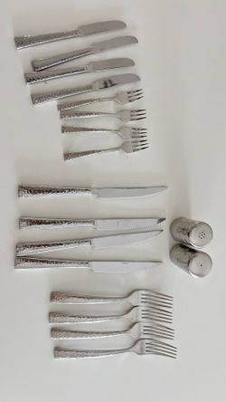 Cutlery and Salt Shaker Set