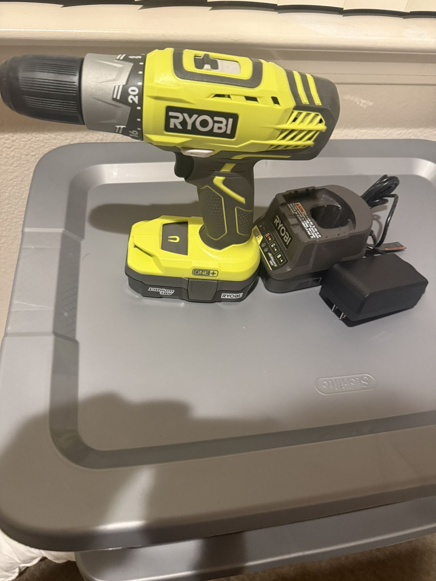 Ryobi Dril Driver 24position Clutch And 2 Speed Gera Box