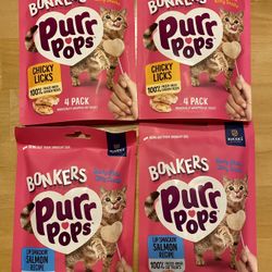 Purr Pops cat treats 2 for $3