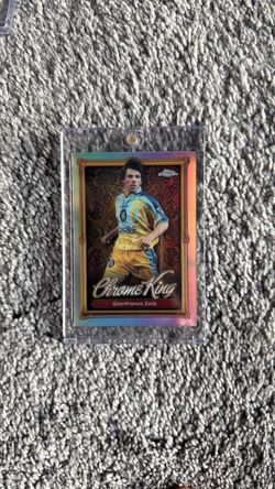 Topps Chrome Gianfranco Zola Chrome King Card
