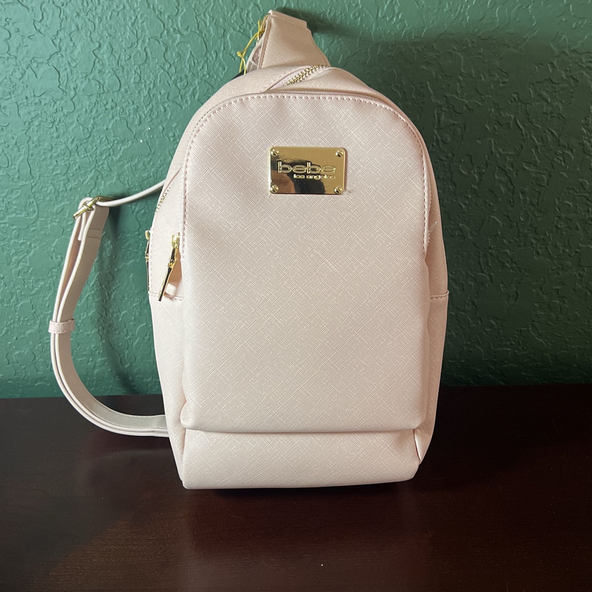 Bebe Los Angelas Pink Yolanda Sling Back Pack