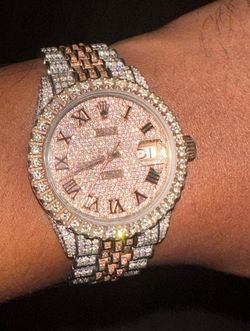 Rolex Datejust 36mm NATURAL DIAMOND Bustdown 