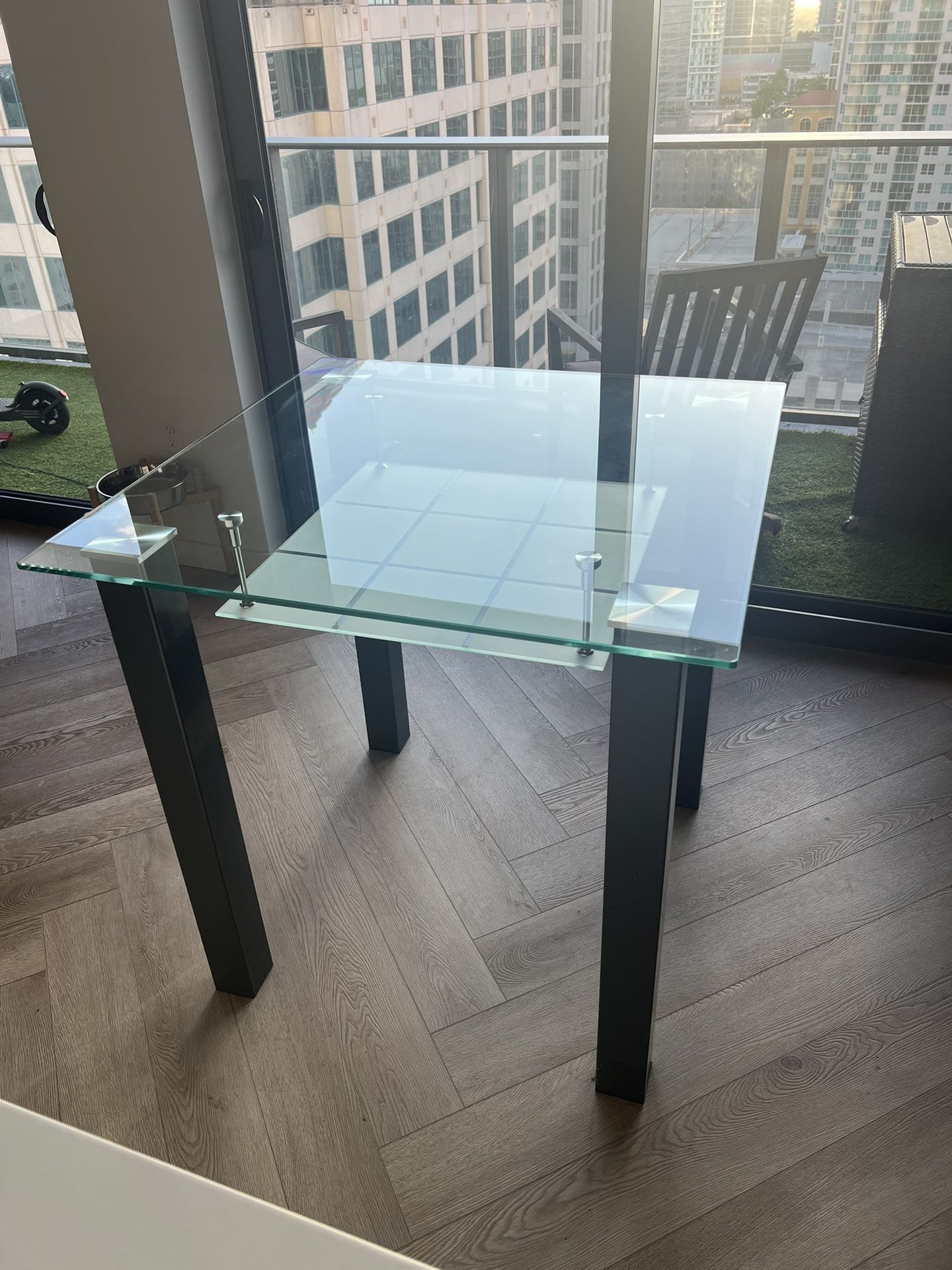Glass Dining Table - 4 Top