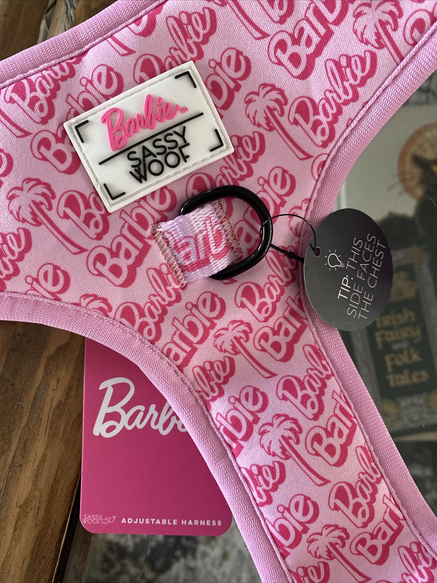 Sassy Woof Barbie Dog Harness Large