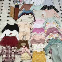0-3 Months Babygirl Clothes 