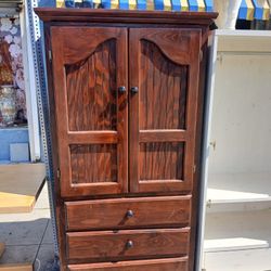  traditional-style wood armoire