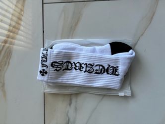Chrome Hearts  White/Black socks