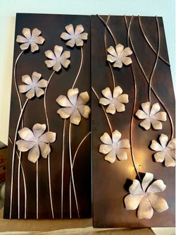 Boho iron wall decor