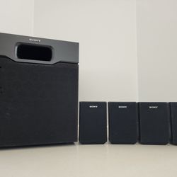 Sony Subwoofer And Speakers