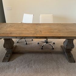 Vintage Wood Dining Table
