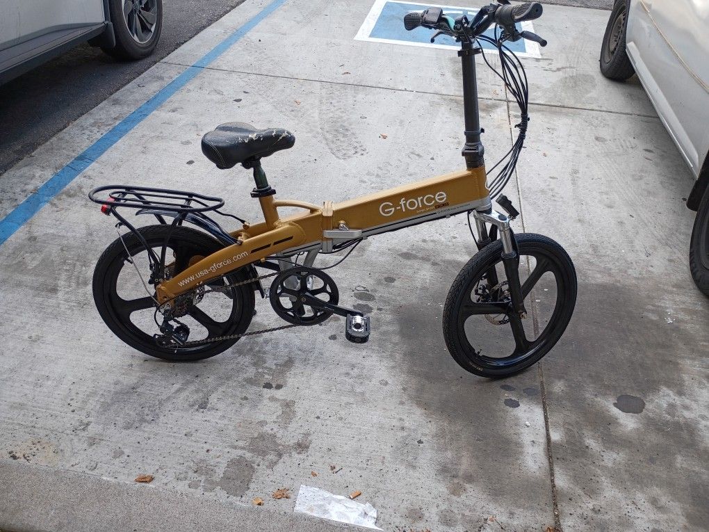 G Force Electric Foldable Bike. 20in 750watt
