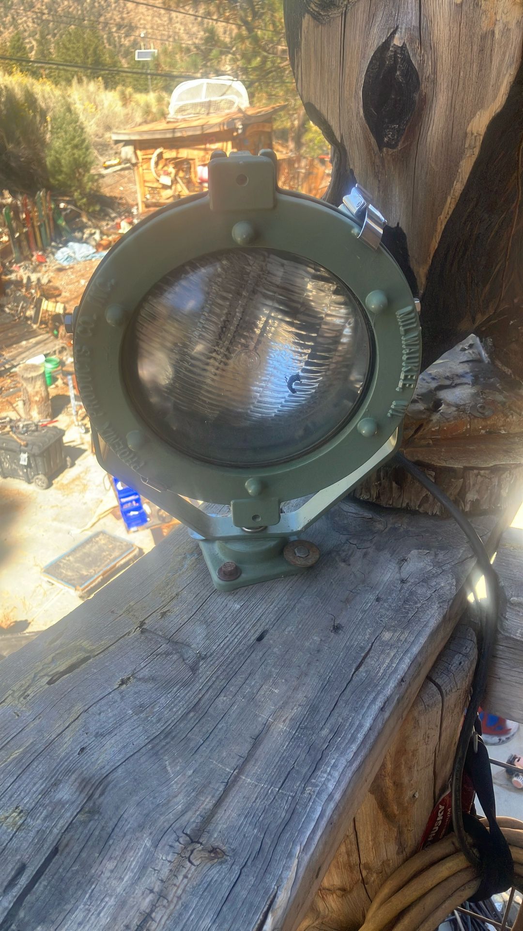 Marine spotlight off of a shit I have two of them