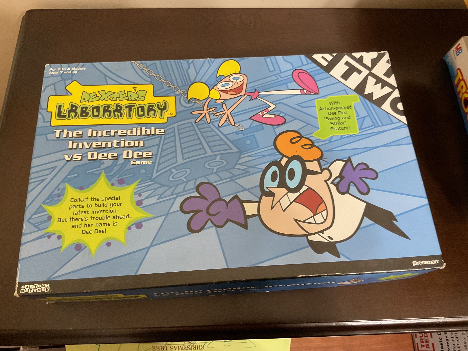 Dexter's Laboratory The Incredible Invention vs Dee Dee Board Game