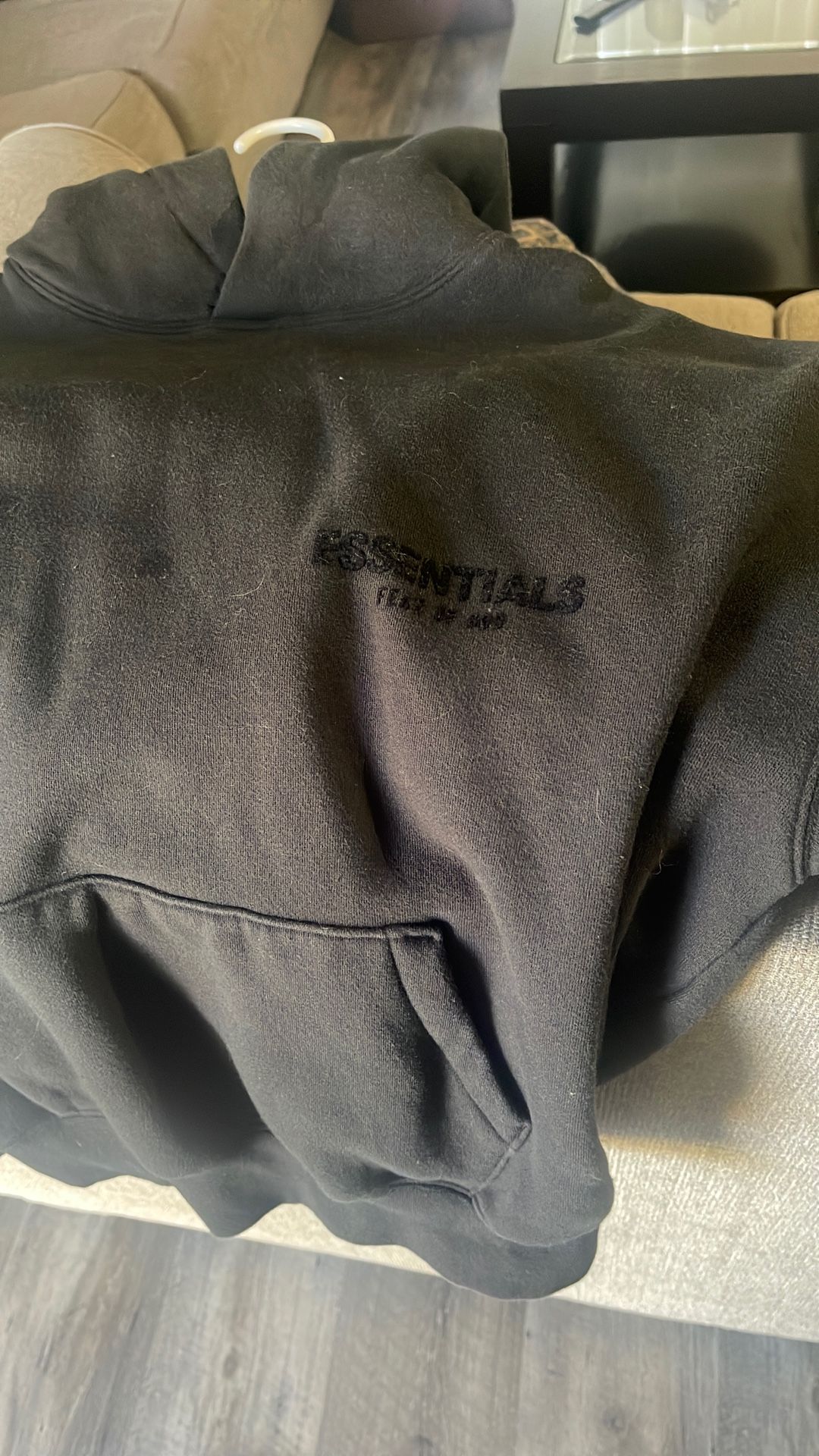 Black Hoodie (Essentials)