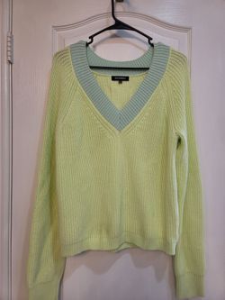 Women's Lime Green Sweater