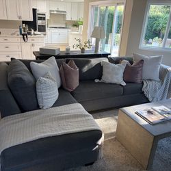 Large L shaped couch