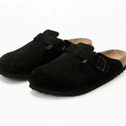 Black Birkenstocks Clogs