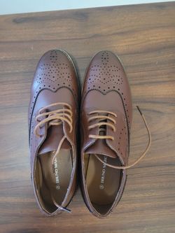 Bruno Marc Brown Wingtip Oxford Dress Shoes