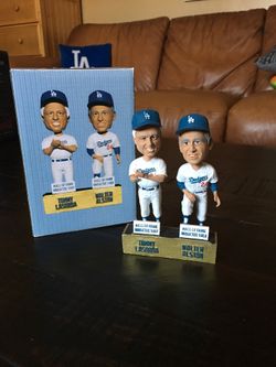 Tommy Lasorda and Walter Alston