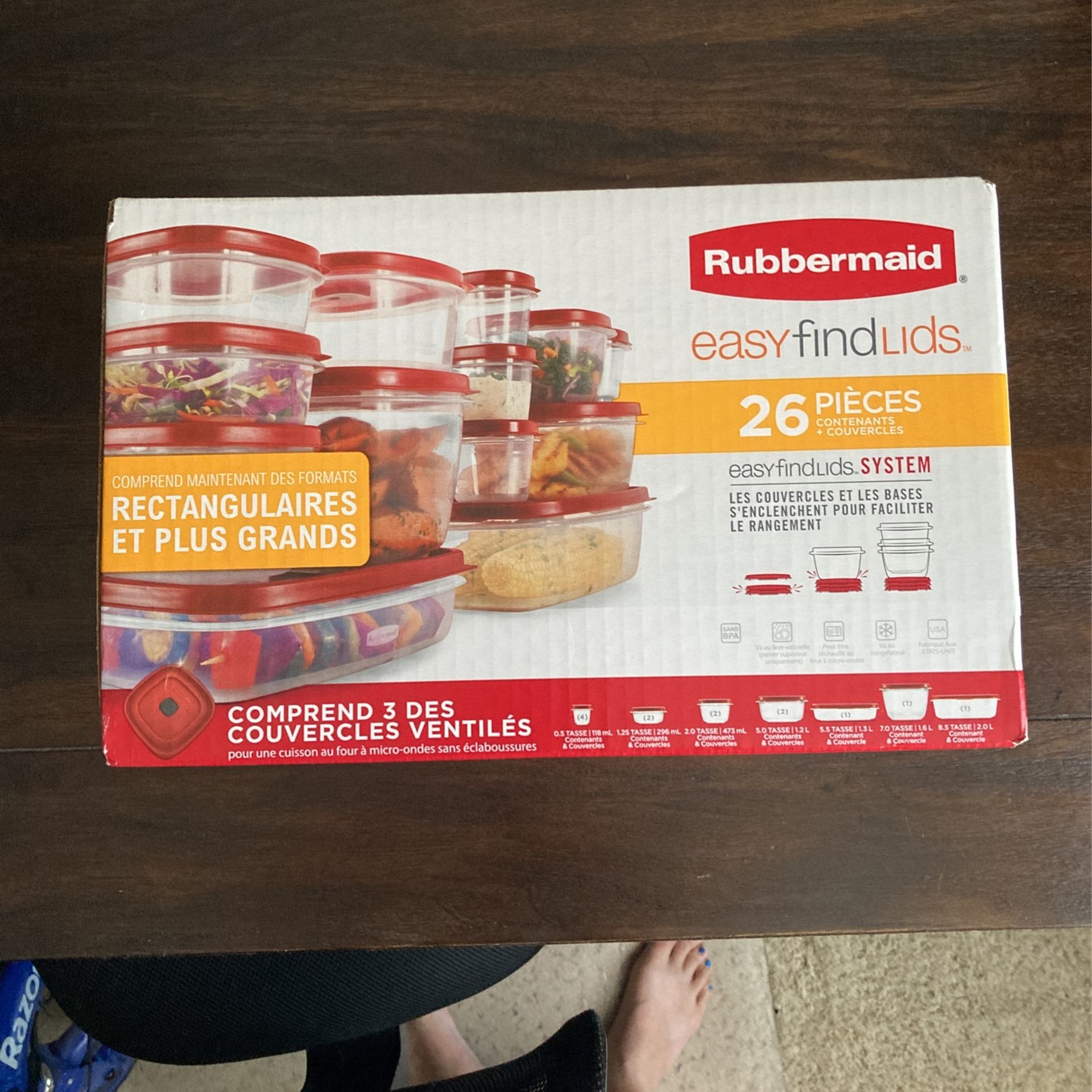 Kitchen Rubbermaid Contains Easy Find Lids 26 Pieces