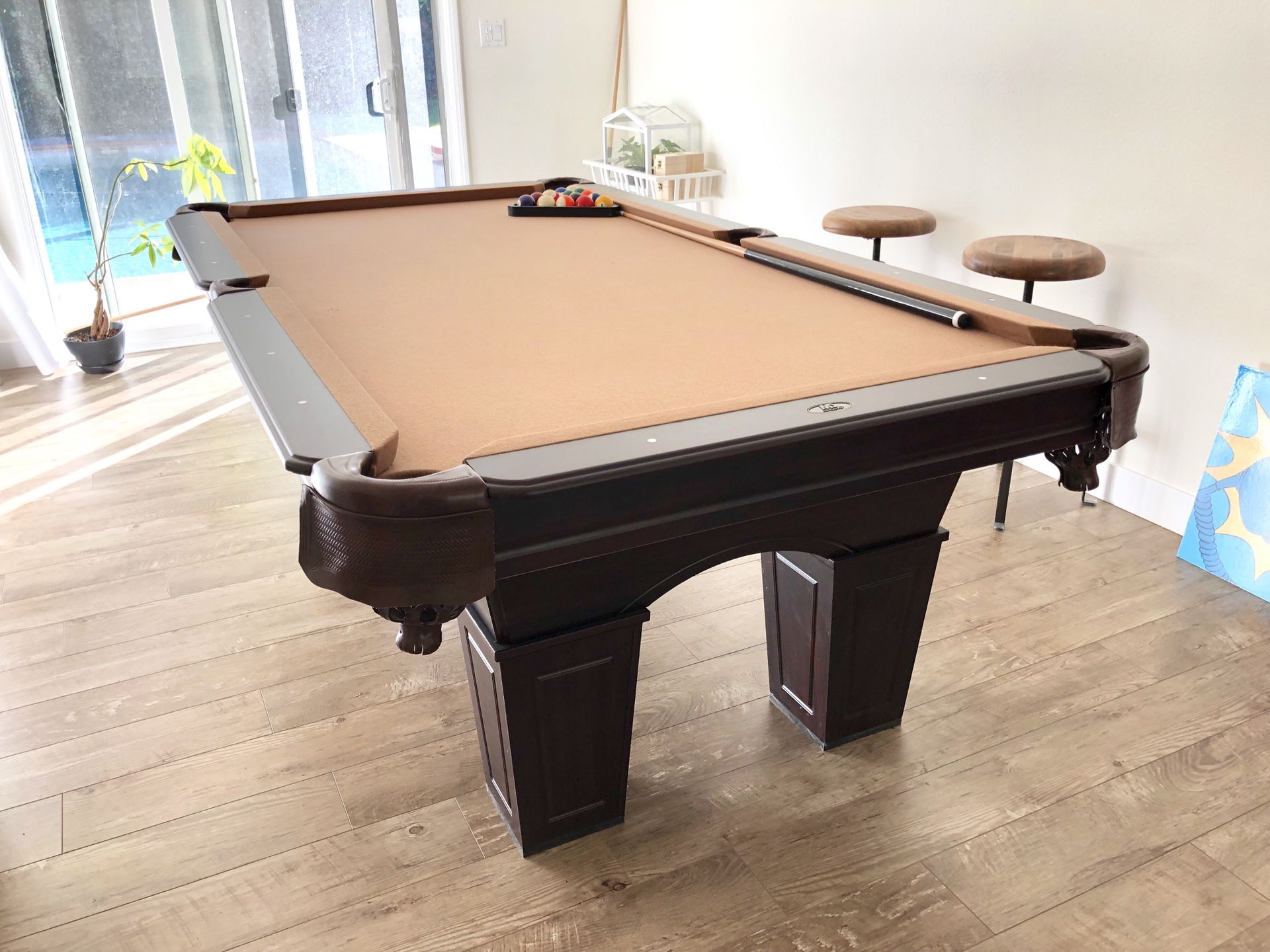 Sportcraft Wrightwood 96" Billiard Pool Table with Table Tennis Top