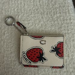 Coach Strawberry Wallet