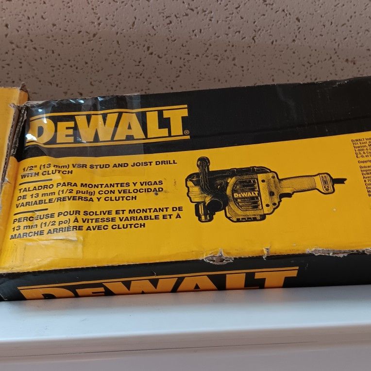 Dewalt New 1/2" Drill