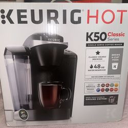 Keurig - K- Classic K50 Single Serve K-Cup Pod Coffee Maker - Black