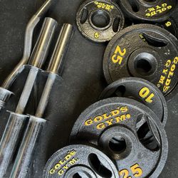 110lbs  Of Weights + Bars 