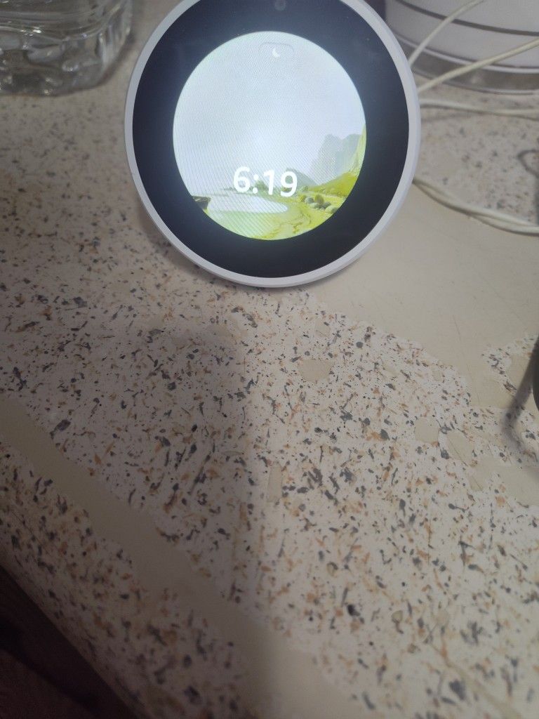 Amazon Echo Spot Smart Assistant Alarm Clock