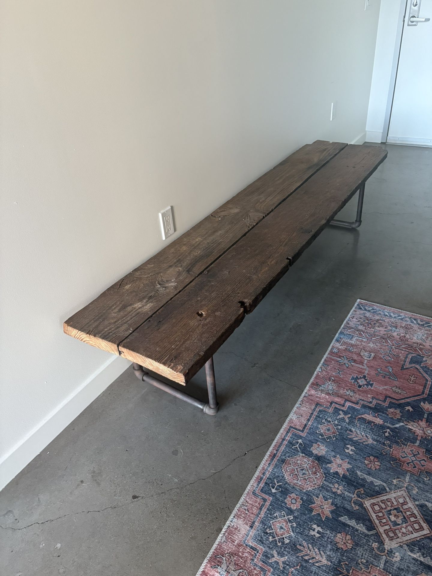 Reclaimed Wood Custom Made Bench 