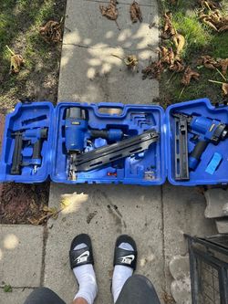 Campbell Hausfeld Blue Nail Guns