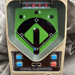 1978 Mattel Electronics Handheld Baseball Gaming Toy 