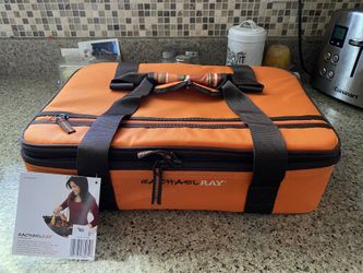 Rachael Ray Lasagna Lugger, Insulated Casserole Carrier for Parties, Fits 9"x13" Baking Dish Orange