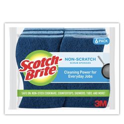 20 Items Set - 6 Sponges Scotch-Brite 526 Non-Scratch Multi-Purpose Scrub Sponge Blue 