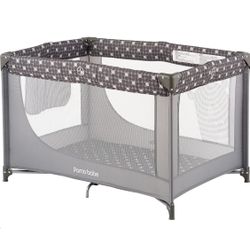 NEW IN BOX - Portable Crib/Playpen with Mattress and Travel Bag