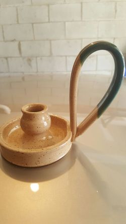 Fictilations Pottery candle holder