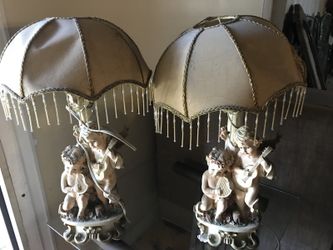 Pair of fancy lamps