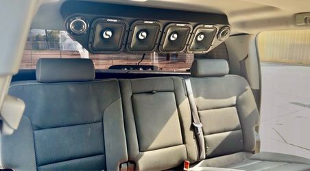 ROOF SPEAKER PANEL WITH 4 kicker st 7” midrange speakers and bullet tweeters