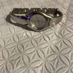 Anne Klein II Sterling Silver Ladies Watch.